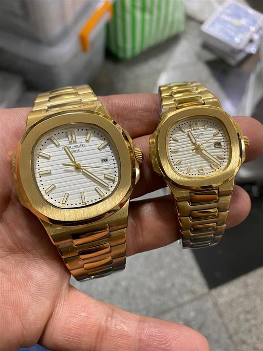 ساعت مچی فلزی ست مردانه زنانه پتک فلیپPatek philippe